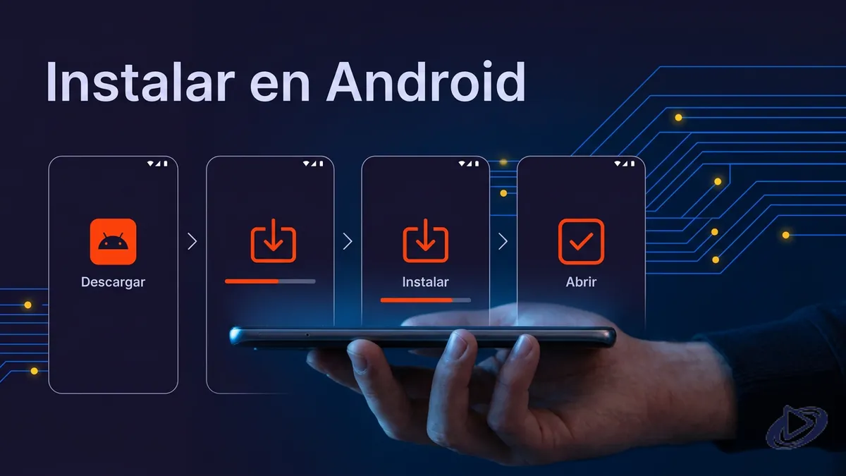 Pasos para instalar la app de un casino en Android, guía de Playtech Chile