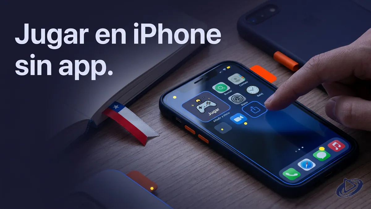 Jugar en iPhone desde el navegador sin instalar app, guía de Playtech Chile