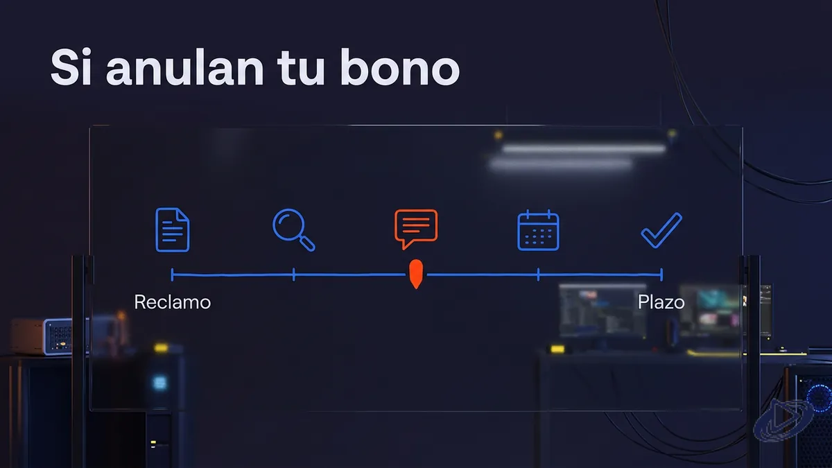 Pasos a seguir si el casino anula un bono con juegos Playtech