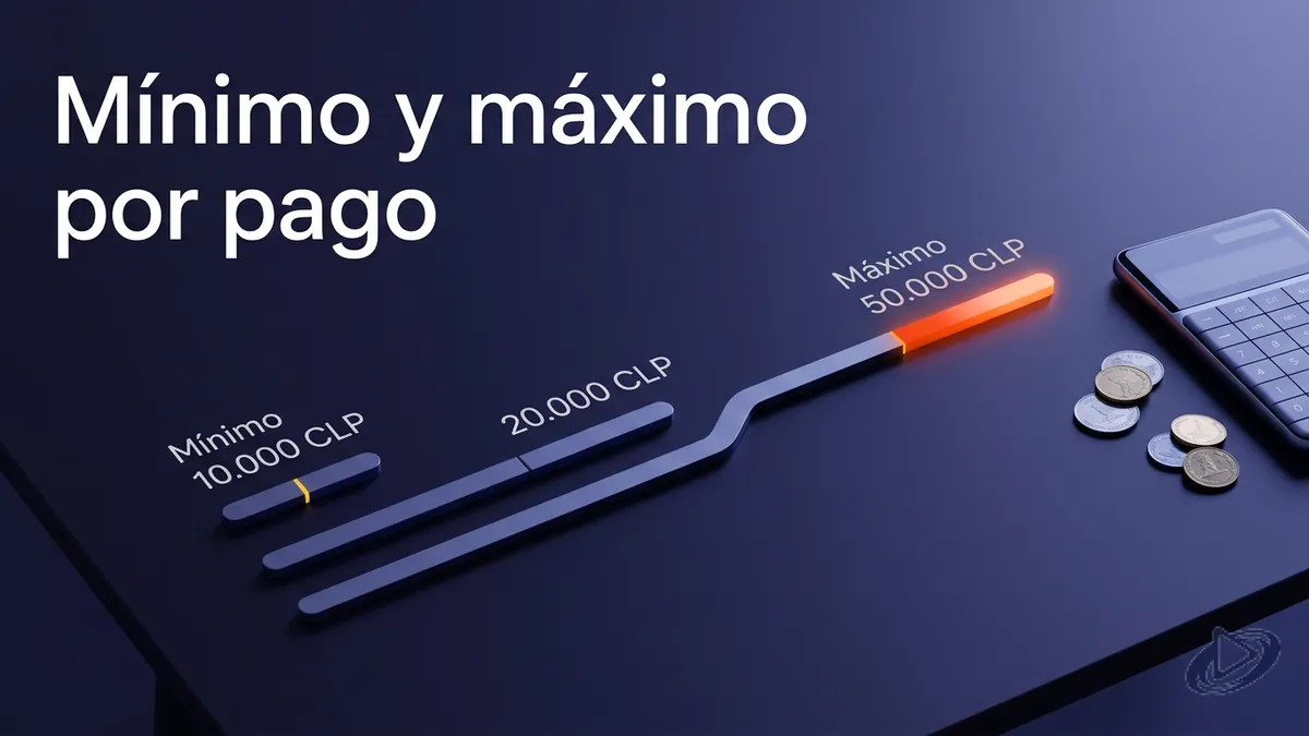 Barras de mínimo y máximo para depósitos de $10.000, $20.000 y $50.000 con juegos Playtech