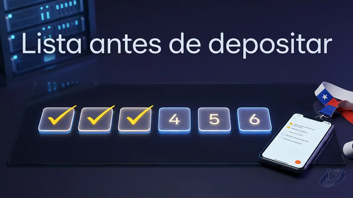 Lista de verificación de seis pasos antes de depositar, guía sobre Playtech